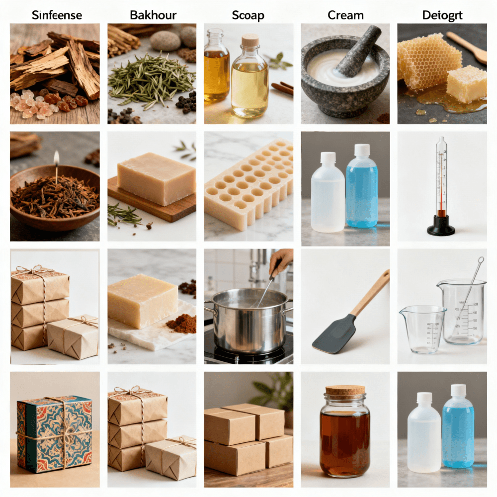 دبلومة منتجات العناية والجمال والعلاج الطبيعي الشاملة (مرطبات ومعطرات والصابون والكريم الطبيعي)